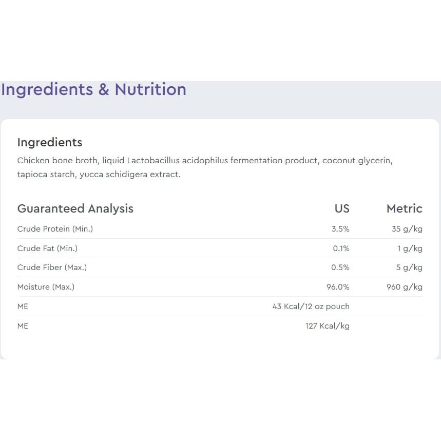 Nutri Source Come Pooch Un bouillon de poulet