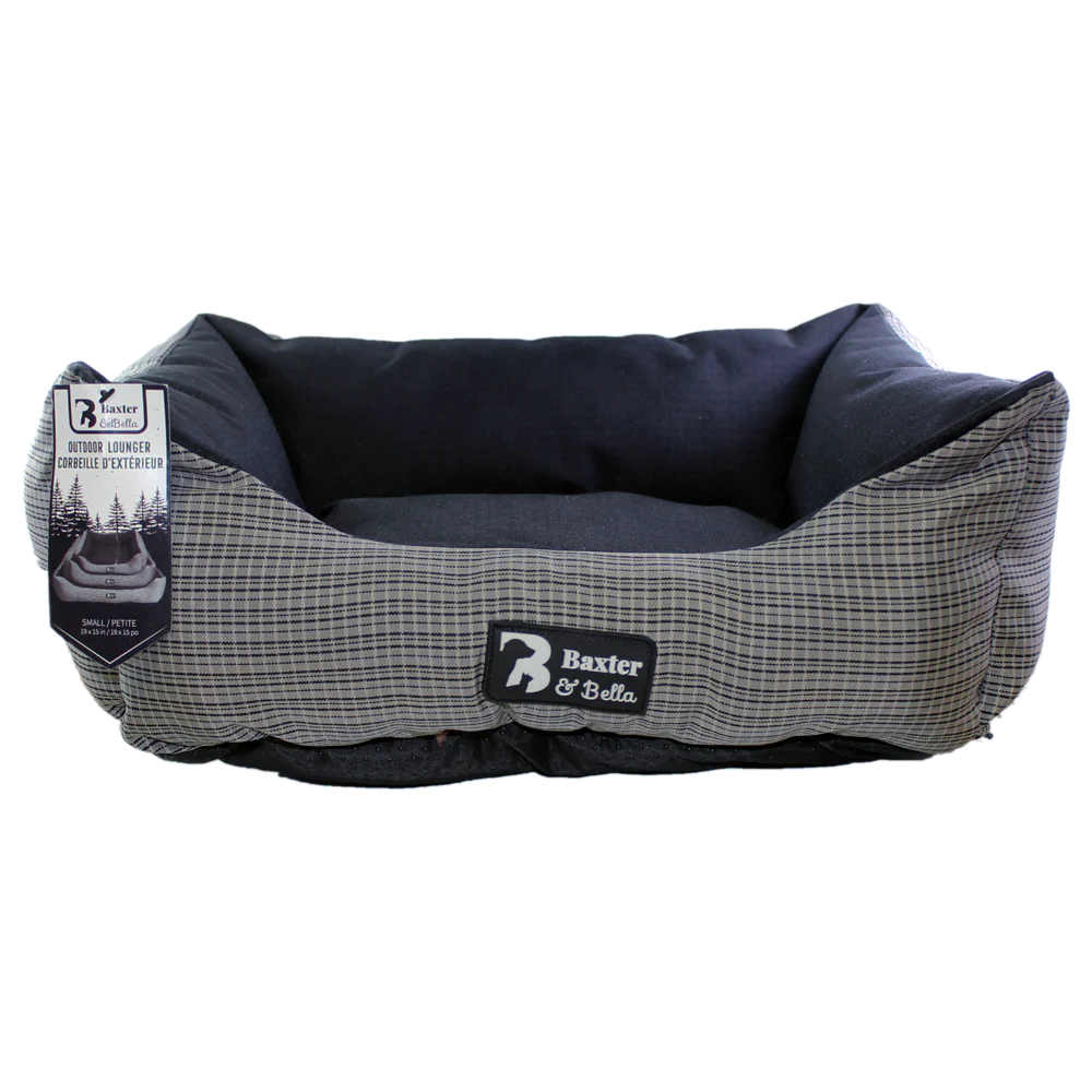 Baxter & Bella Lounger Bed Grey