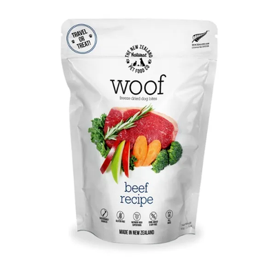 New Zealand Pet Food Woof Freeze Dried Bites Beef