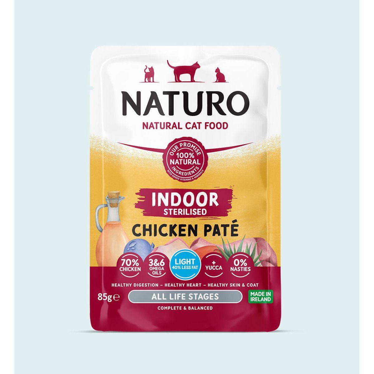 Naturo Cat Indoor Spay/Neuter Pouch Chicken Pate