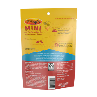 Zukes Dog Treats Mini Naturals Beef