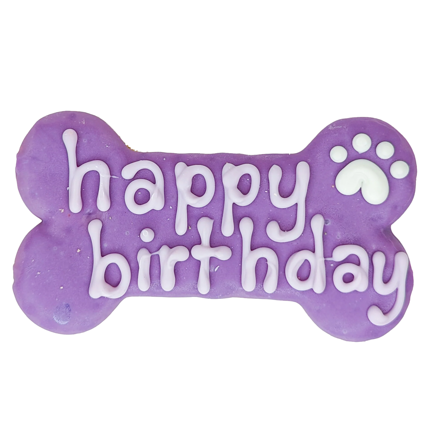 Bosco & Roxy Happy Birthday Bone Violet