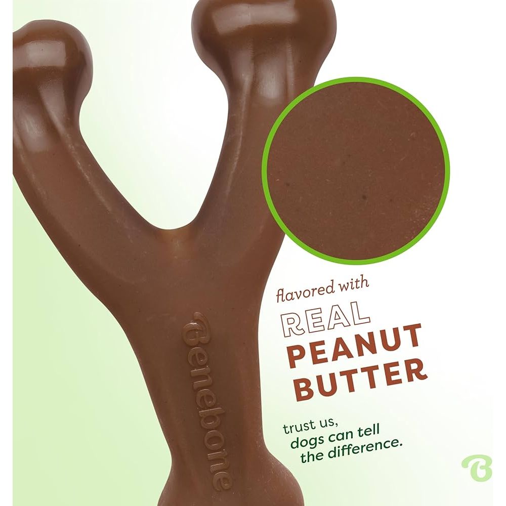 Benebone Wishbone Peanut Butter Large