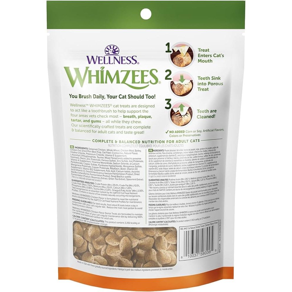 Whimzees Cat Dental Treats Chicken