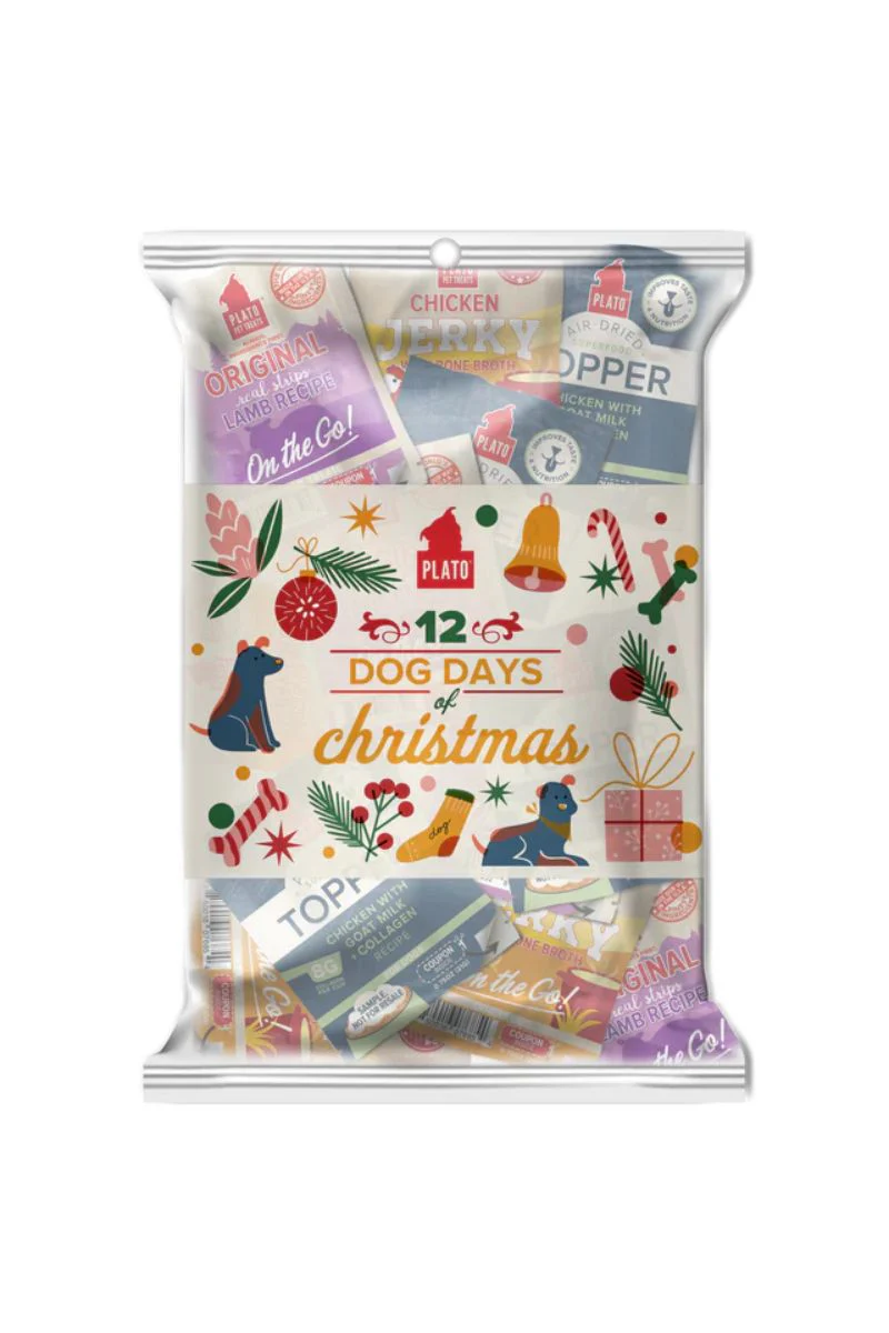 Plato Pet 12 Days of Christmas Treat Pack