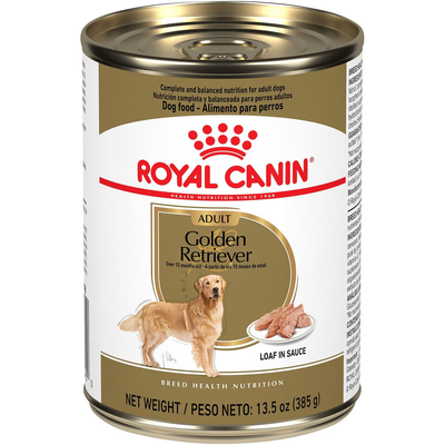 Royal Canin Breed Health Nutrition Golden Retriever Adult Loaf in Sauce Canned Dog Food