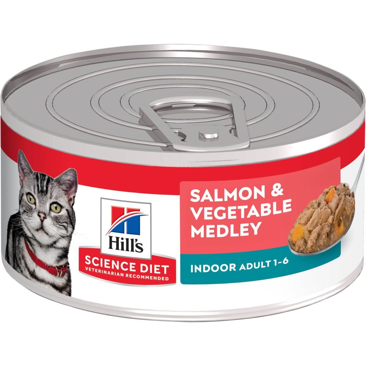 Science Diet Feline Canned Indoor Salmon & Vegetables