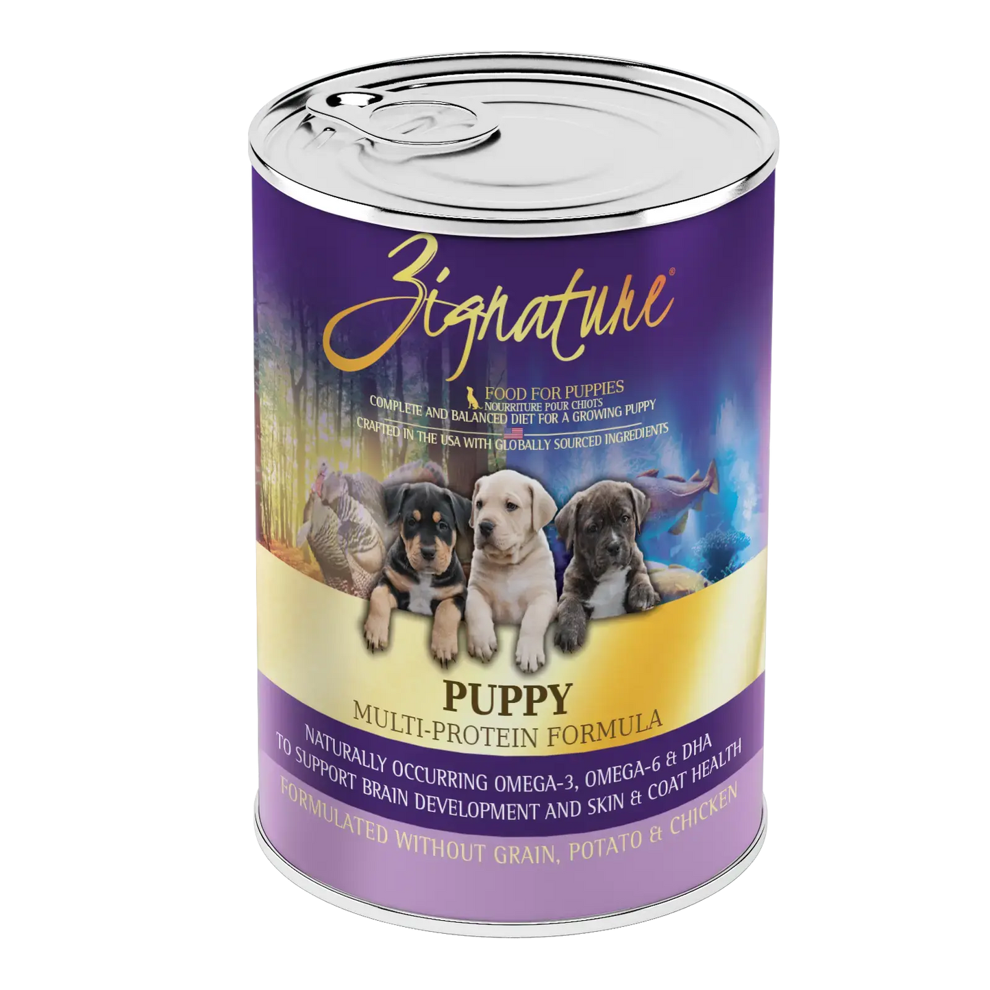 Zignature Canned Puppy Grain free Multi Protein Formula