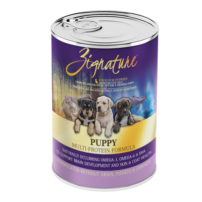 Zignature Canned Puppy Grain free Multi Protein Formula