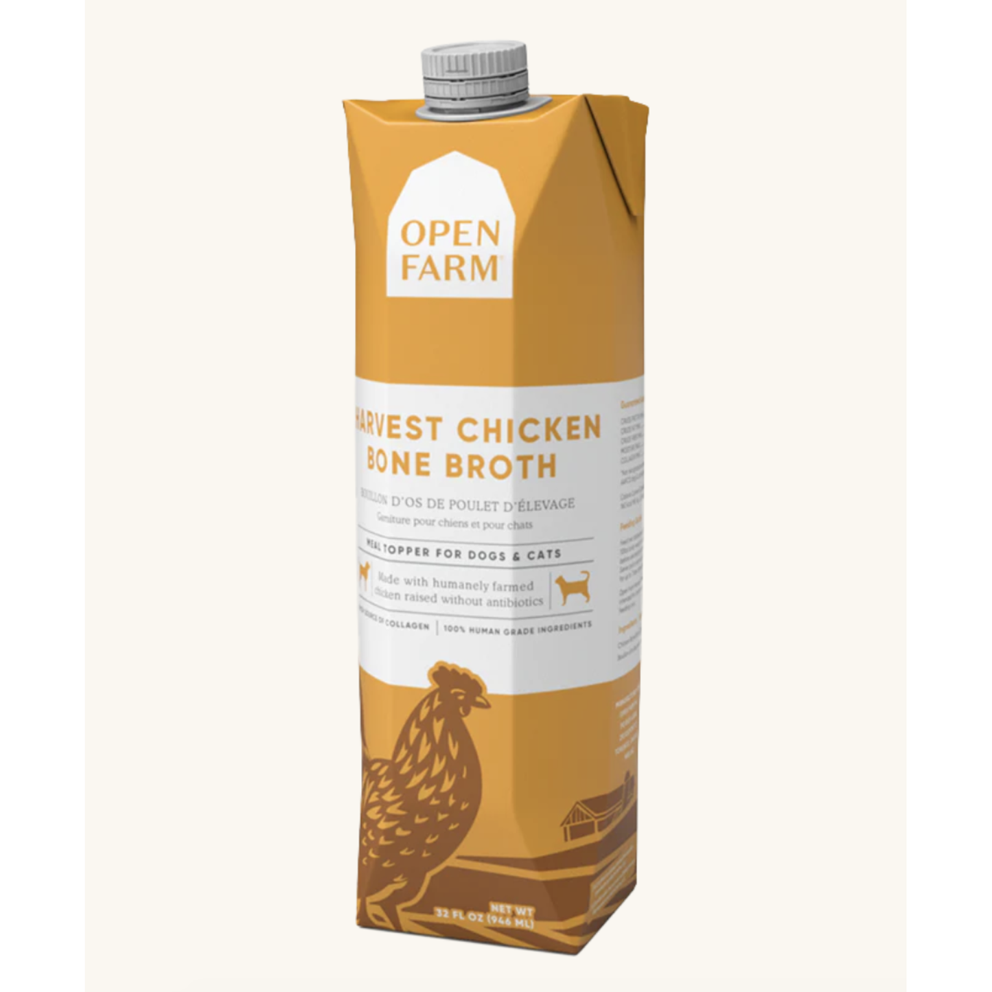 Open Farm Harvest Chicken Bone Broth For Dogs