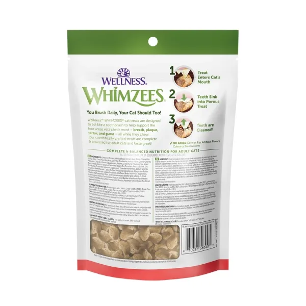 Whimzees Cat Dental Treats Chicken & Salmon