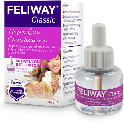 Feliway Classic Recharge Diffuseur Apaisant pour Chats, 30 jours