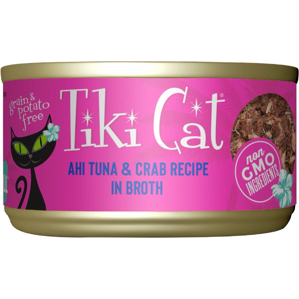 Tiki Cat Can Ahi Tuna & Crab Recipe In Broth