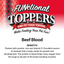 Nothwest Naturals Functional Toppers Beef Blood