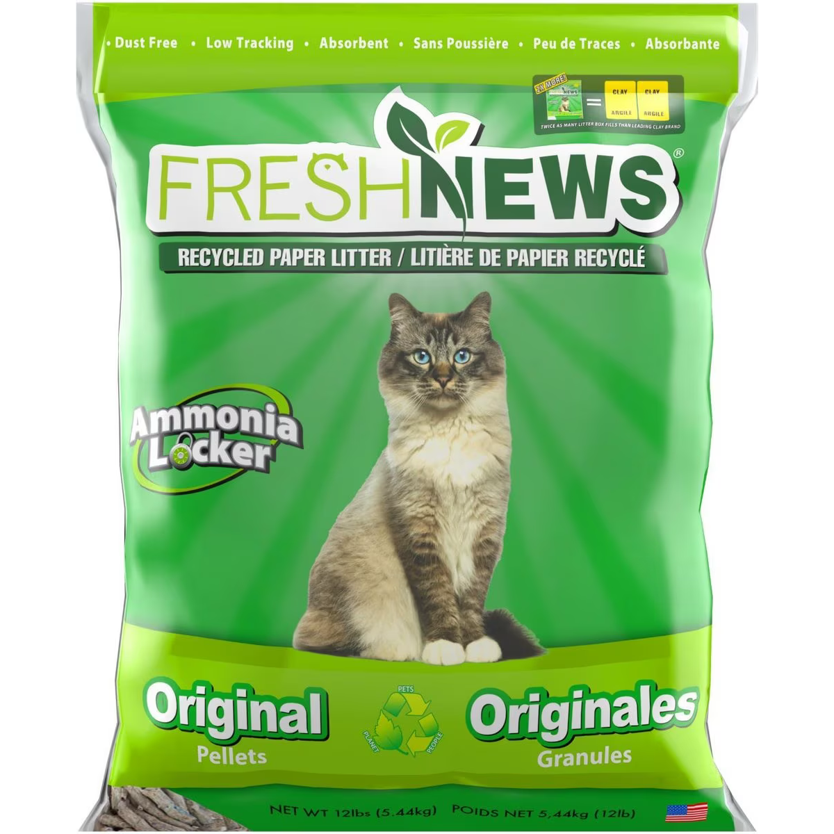 Fresh News Premium Paper Cat Litter