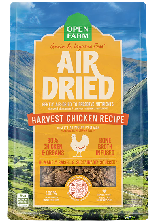 Open Farm Dog Air Dried Harvest Chicken Recipe