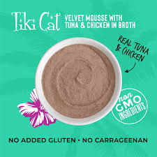 Tiki Cat Pouch Velvet Mousse Tuna & Chicken In Broth