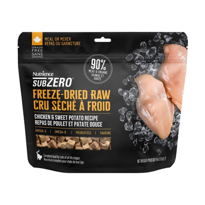 Nutrience Cat Grain Free Subzero Freeze Dried Raw Chicken & Sweet Potato - 113g - Cat Food - Nutrience Pet Food - PetMax Canada