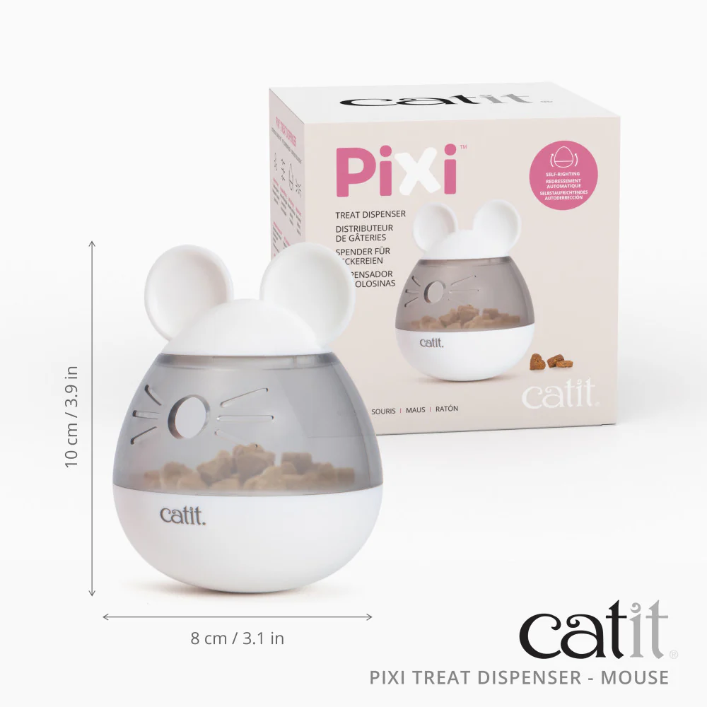 Catit Pixi Distributeur de friandises pour chat Souris