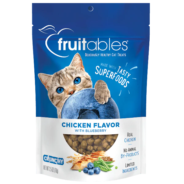 Fruitables Cat Treat Chicken & Blueberry