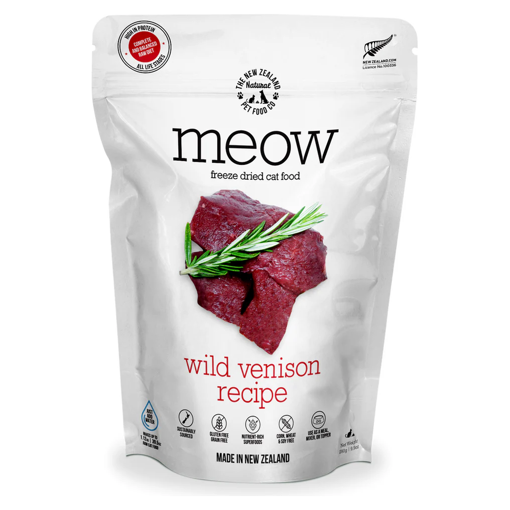 New Zealand Pet Food Meow Freeze Dried Bites Venison