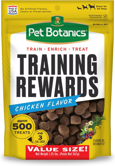 Pet Botanics Training Récompense le poulet