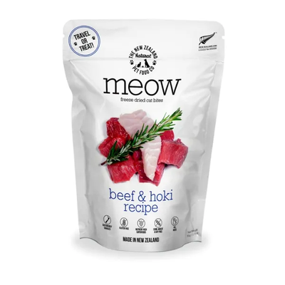 New Zealand Pet Food Meow Freeze Dried Bites Beef & Hoki