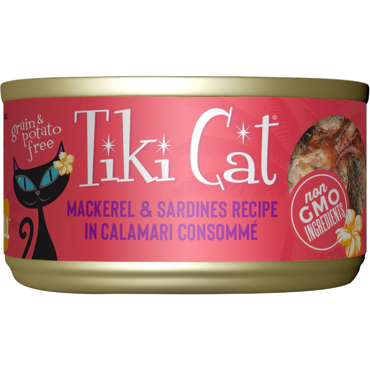 Tiki Cat Can Mackerel & Sardine Calamari Consommé