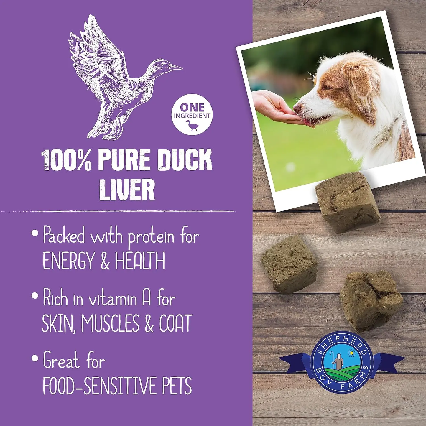 Shepherd Boy Farm Freeze Dried Duck Liver