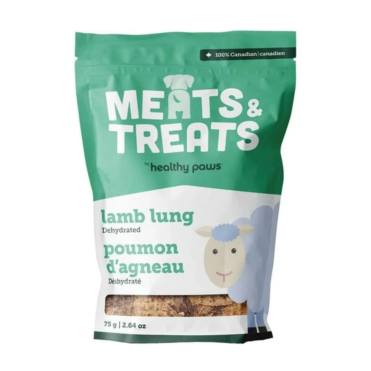 Healthy Paws Meats & Treats Dehydrated Lamb Lung