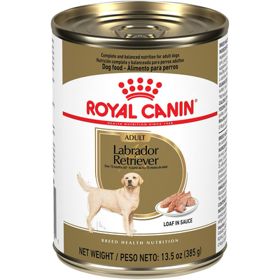 Royal Canin Breed Health Nutrition Labrador Retriever Adult Loaf in Sauce Canned Dog Food