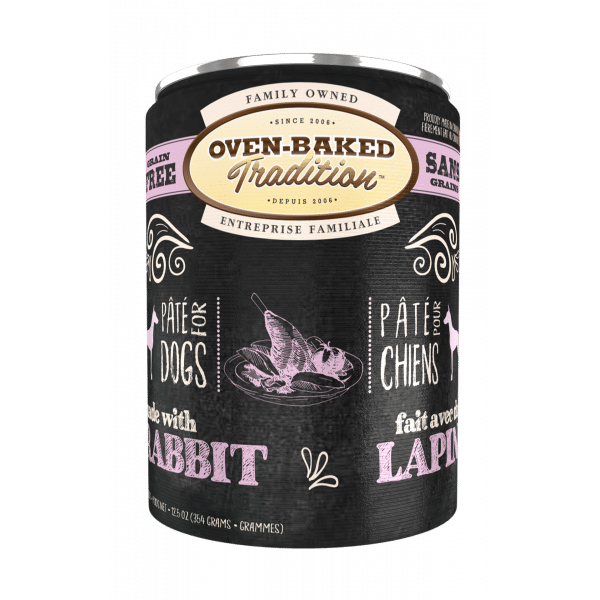 Oven Baked Dog Can Grain free Rabbit Pate