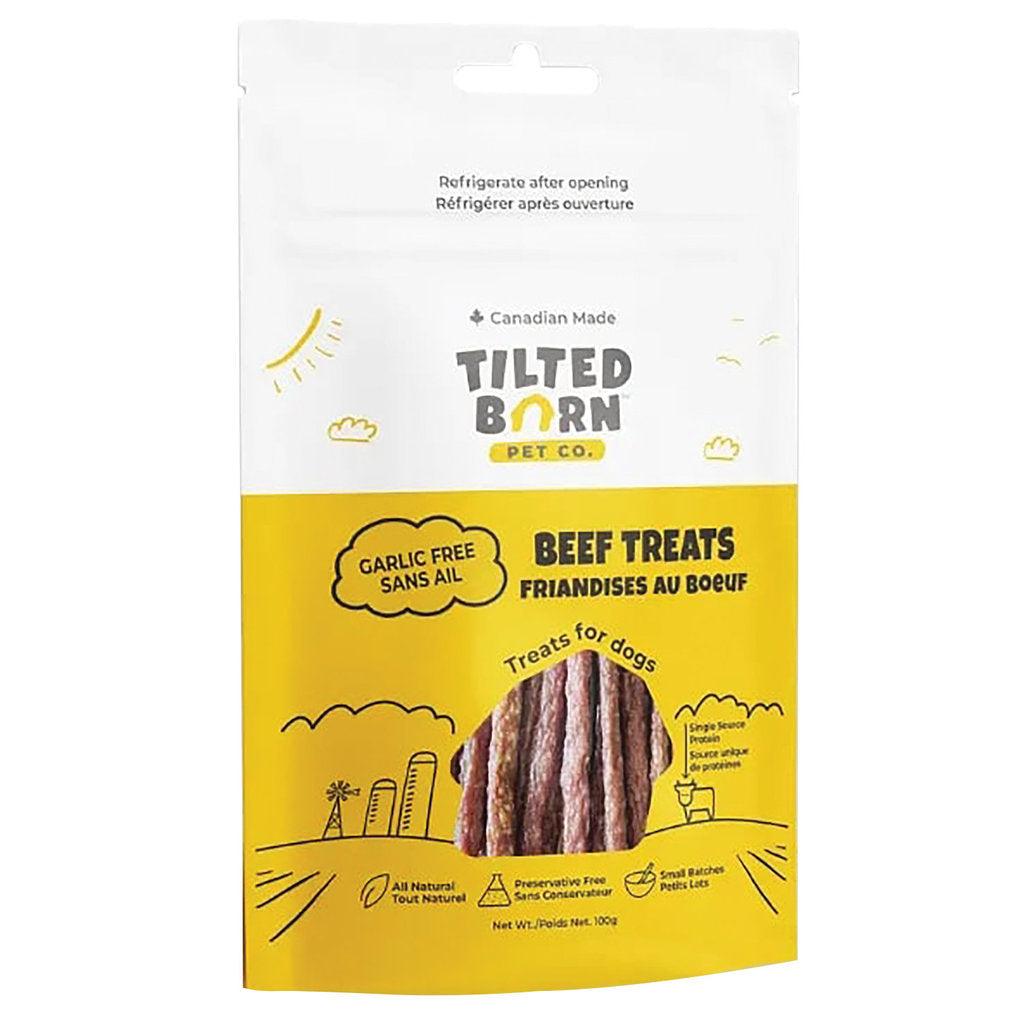 Tilted Barn Canadian Beef Dog Treats - Garlic Free - 100g - Dog Treats - Tilted Barn - PetMax Canada