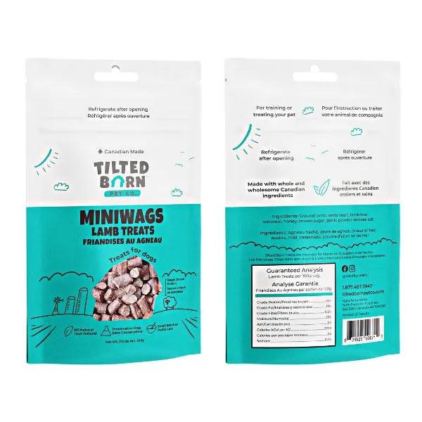 Tilted Barn Canadian Lamb Miniwags Dog Treats - 100g - Dog Treats - Tilted Barn - PetMax Canada