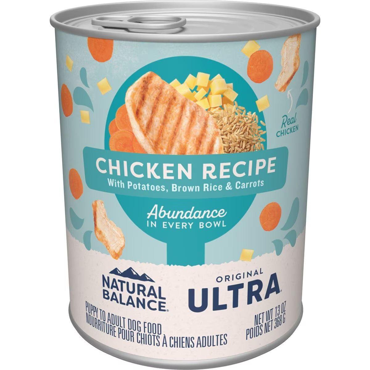 Natural Balance Original Ultra Chicken Recipe Wet Dog Food - 369g - Canned Dog Food - Natural Balance - PetMax Canada