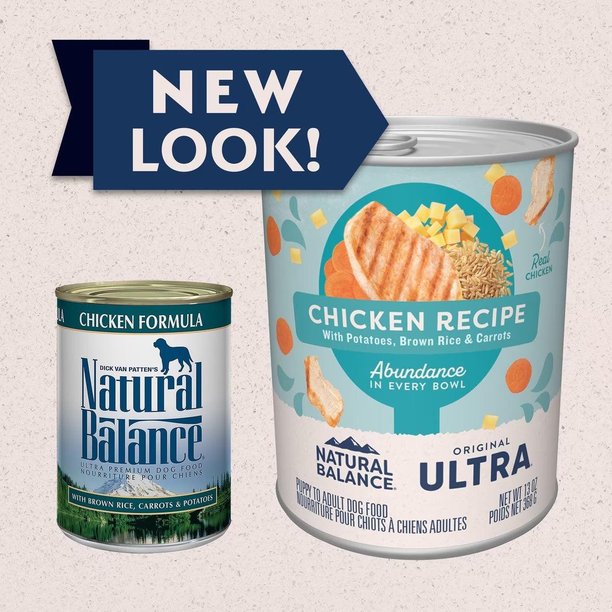 Natural Balance Original Ultra Chicken Recipe Wet Dog Food - 369g - Canned Dog Food - Natural Balance - PetMax Canada