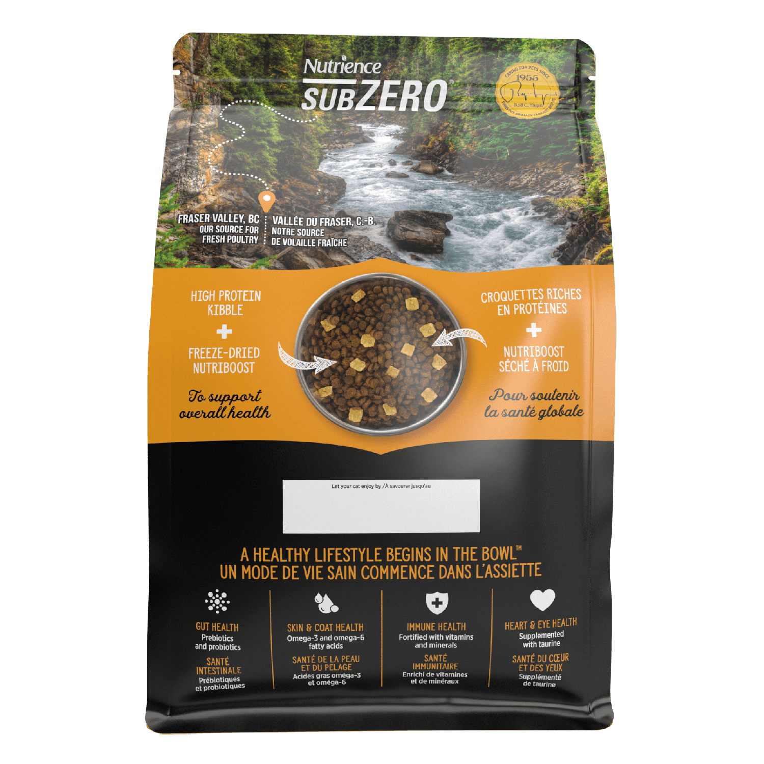 Nutrience Grain Free Cat Food SubZero Fraser Valley - 2.27 Kg - Cat Food - Nutrience Pet Food - PetMax Canada