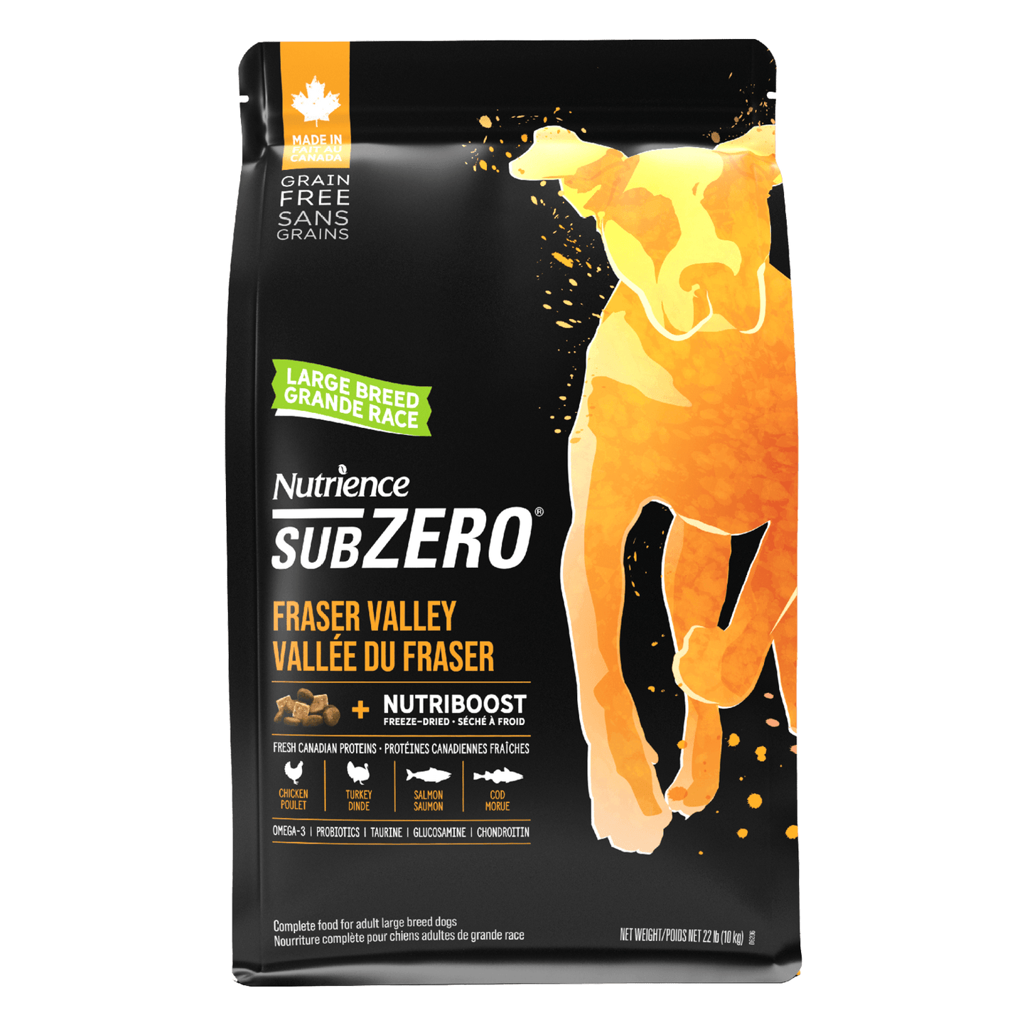 Nutrience Grain Free Dog Food Large Breed SubZero Fraser Valley - 10 Kg - Dog Food - Nutrience Pet Food - PetMax Canada