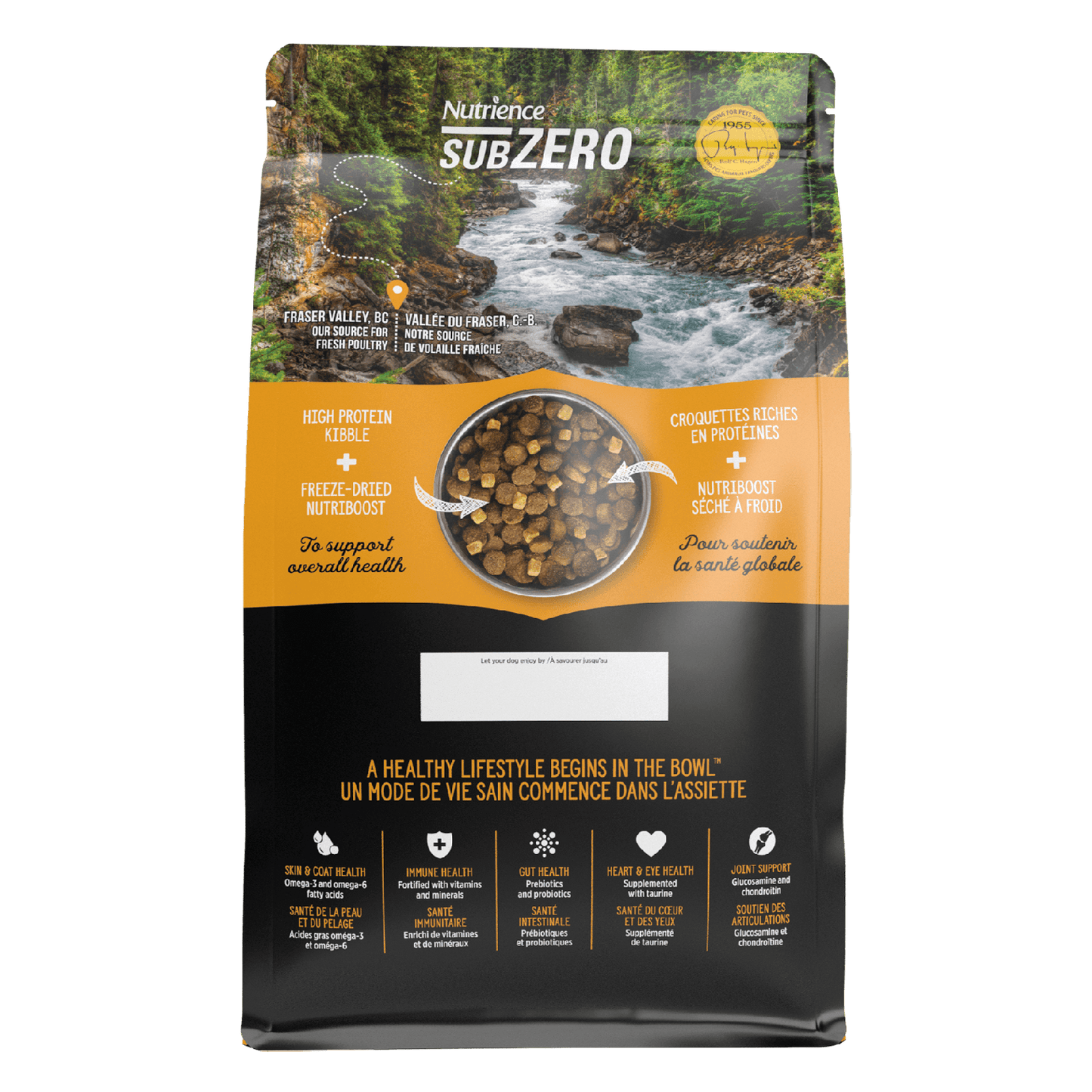 Nutrience Grain Free Dog Food Large Breed SubZero Fraser Valley - 10 Kg - Dog Food - Nutrience Pet Food - PetMax Canada