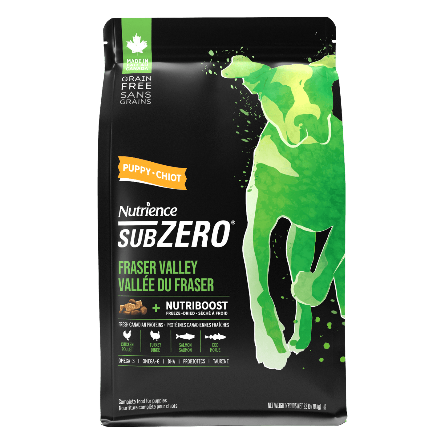 Nutrience Grain Free Puppy Food SubZero Fraser Valley - 2.27 Kg - Dog Food - Nutrience Pet Food - PetMax Canada