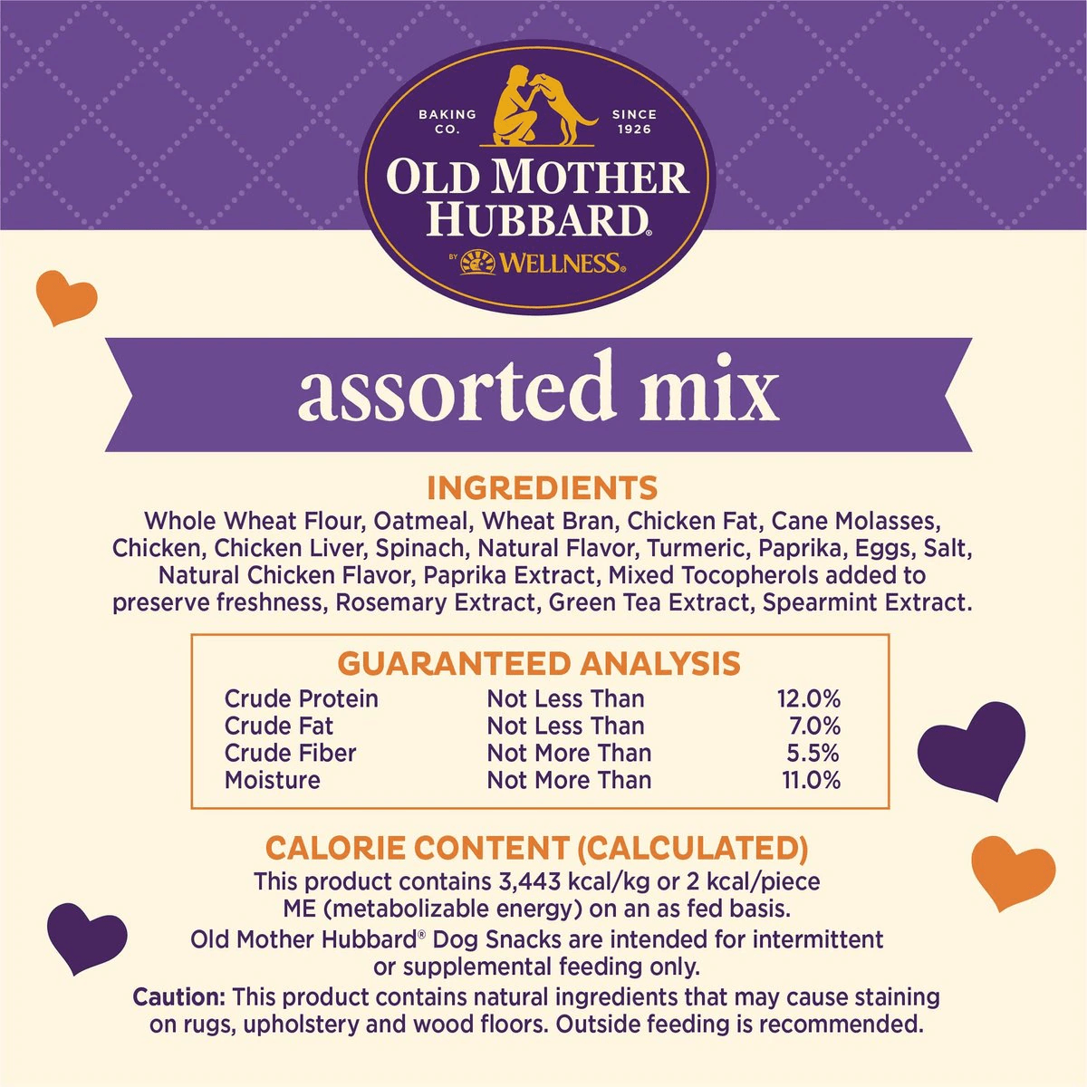 Old Mother Hubbard Training Bitz Assorted Mix Natural Oven-Baked Biscuits Dog Treats - 227g - Dog Treats - Old Mother Hubbard - PetMax Canada