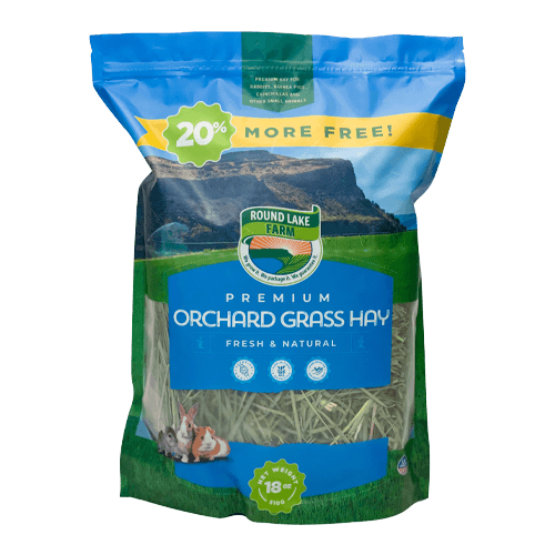 Round Lake Farm Small Animal Orchard Grass Hay - 510 g - Small Animal Food Dry - Round Lake Farm - PetMax Canada