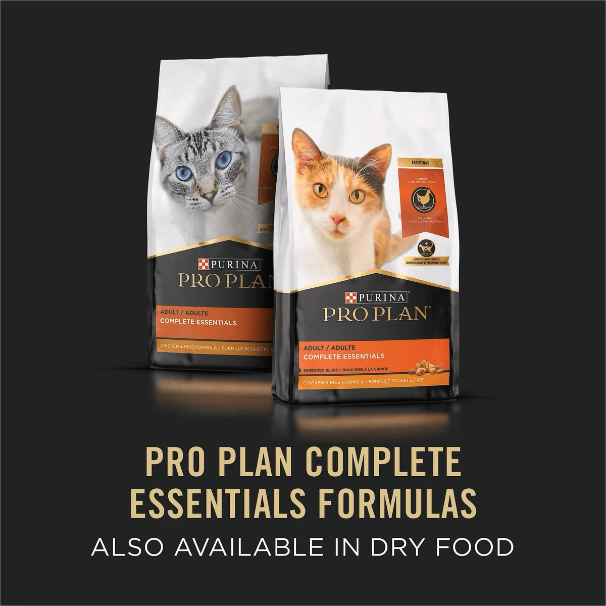 Pro Plan Complete Essentials Adult Wet Cat Food salmon