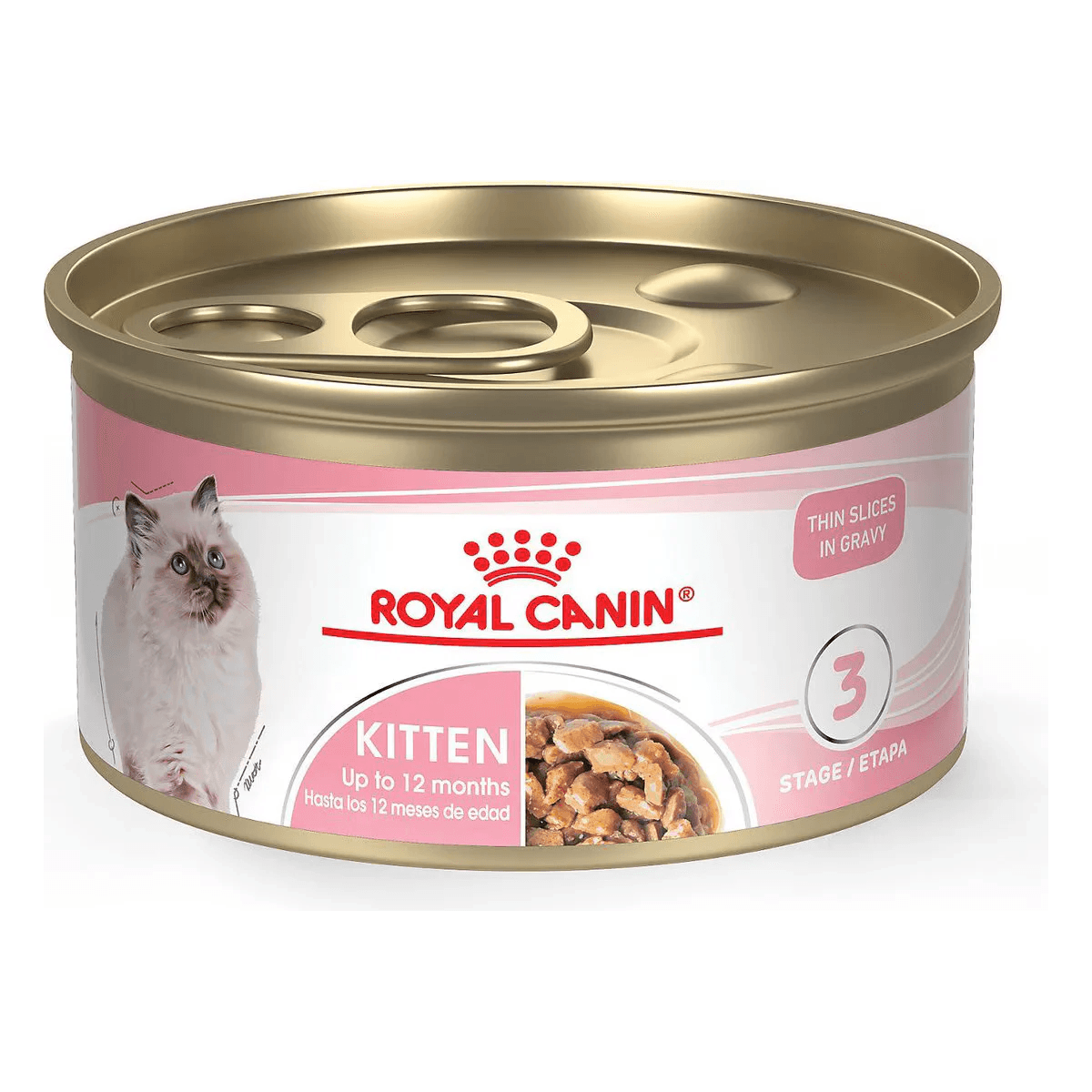 Royal Canin Canned Kitten Food Instinctive Thin Slices In Gravy - 85g - Canned Cat Food - Royal Canin - PetMax Canada