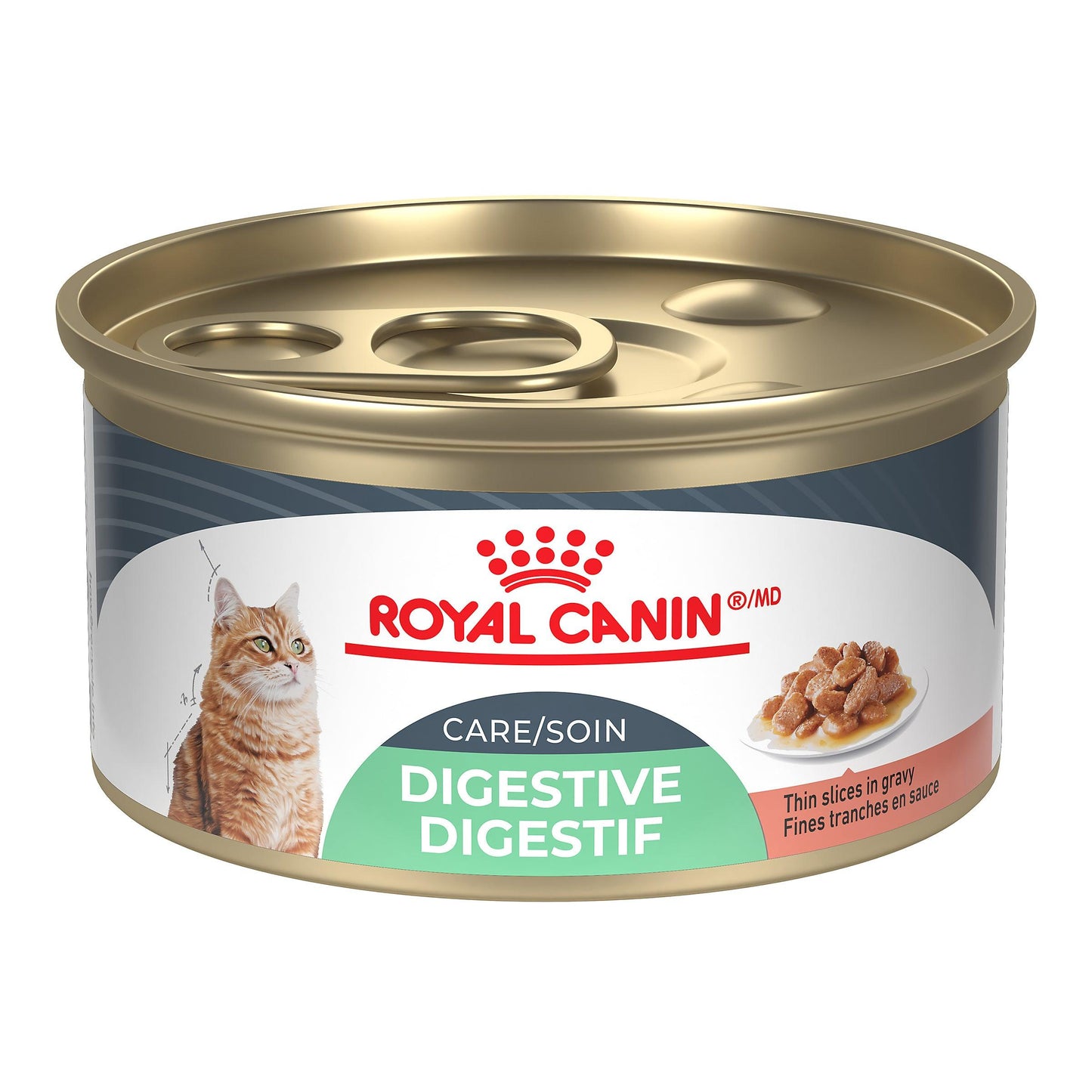 Royal Canin Canned Cat Food Digest Sensitive Thin Slices In Gravy - 85g - Canned Cat Food - Royal Canin - PetMax Canada