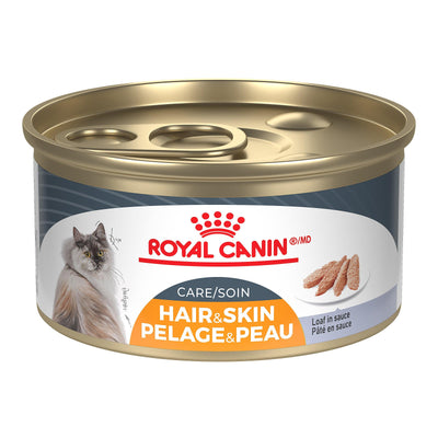 Royal Canin Feline Care Nutrition Hair & Skin Care Loaf in Sauce Canned Cat Food - 85g - Canned Cat Food - Royal Canin - PetMax Canada
