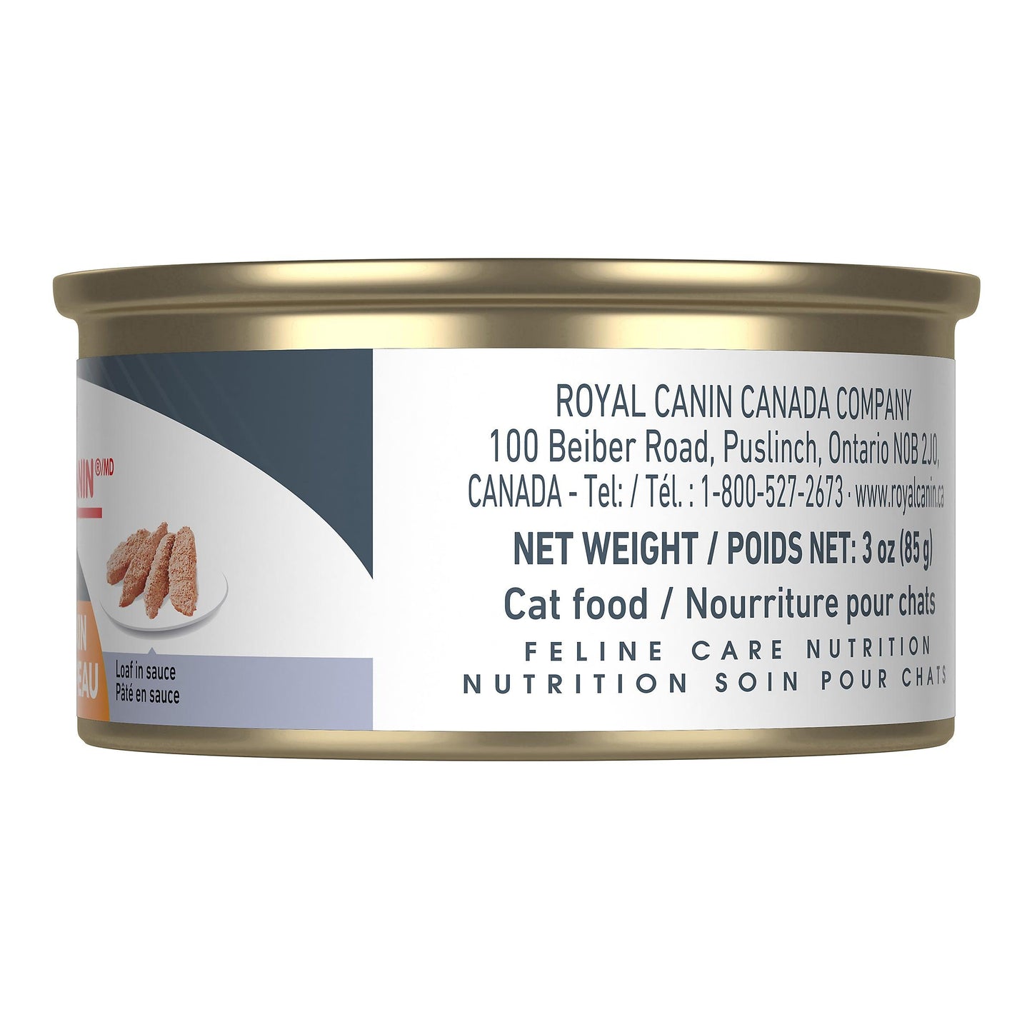 Royal Canin Feline Care Nutrition Hair & Skin Care Loaf in Sauce Canned Cat Food - 85g - Canned Cat Food - Royal Canin - PetMax Canada