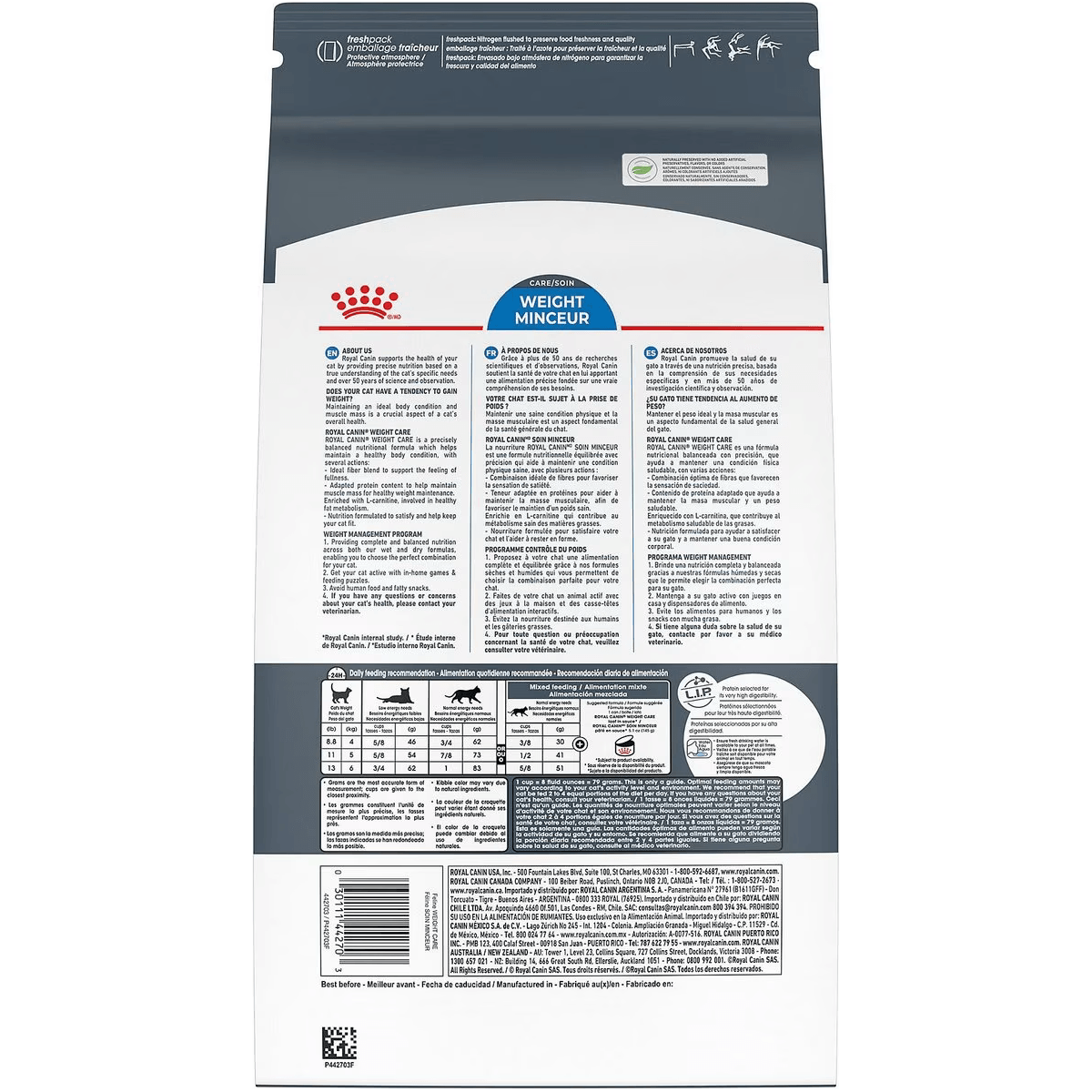 Royal Canin Feline Care Nutrition Weight Care Adult Dry Cat Food - 1.4 Kg - Cat Food - Royal Canin - PetMax Canada