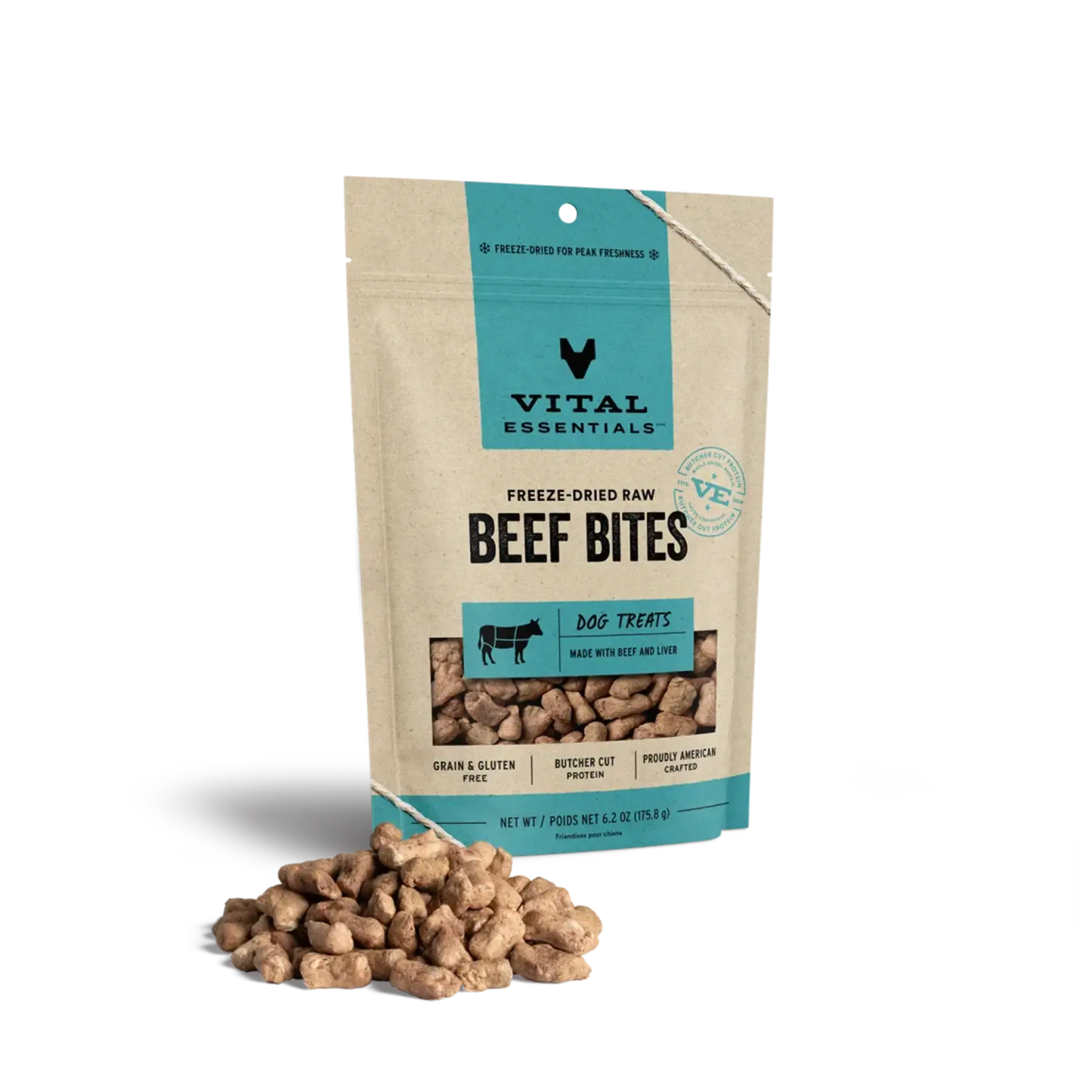 Vital Essentials Freeze Dried Treats Beef Bites