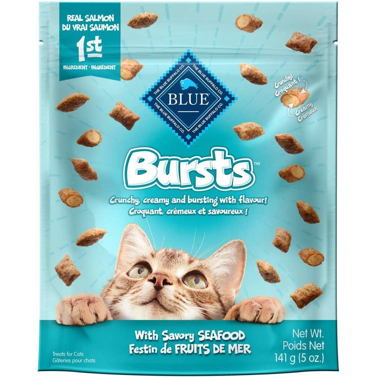 Blue Buffalo Bursts Savory Seafood Cat Treats